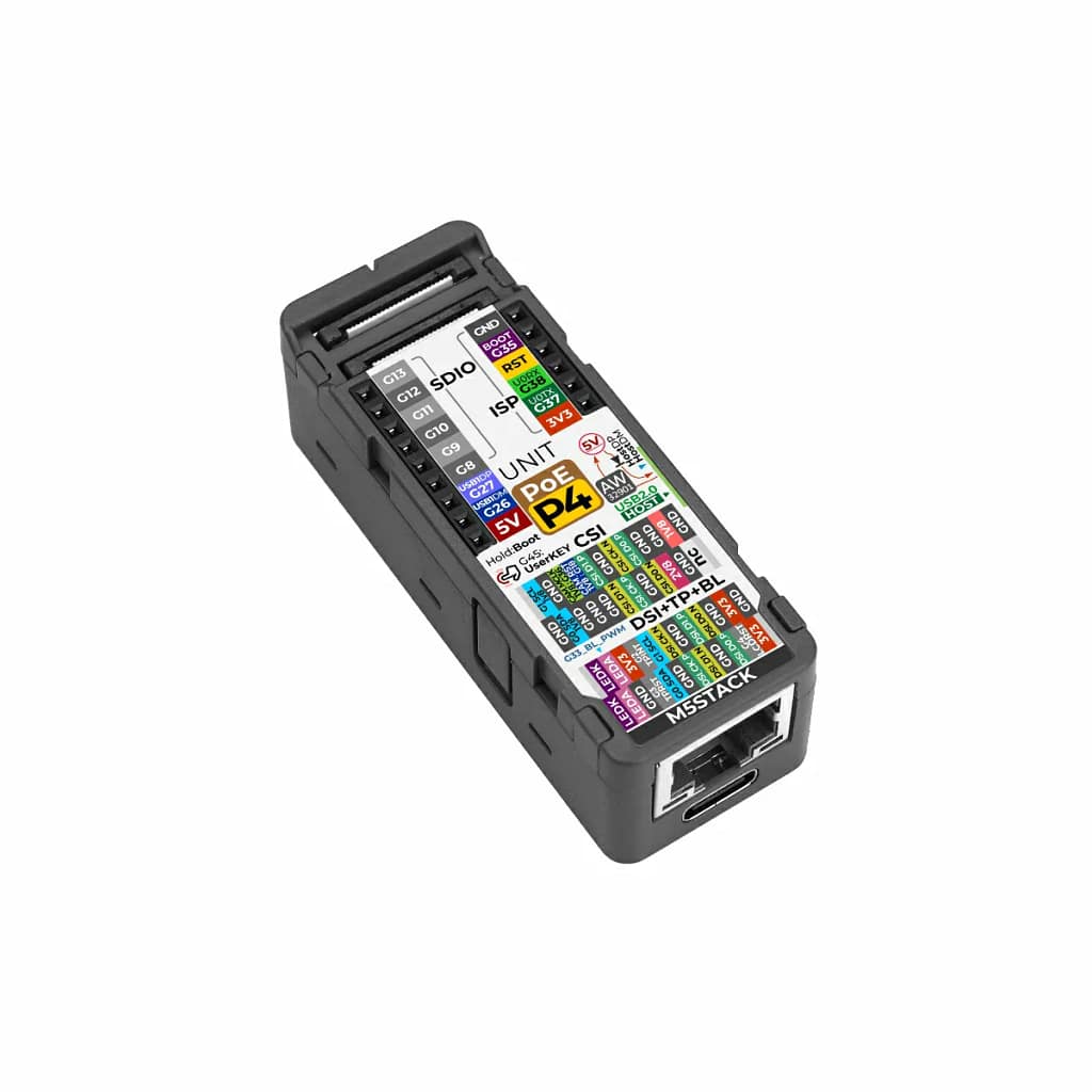 M5Stack Unit PoE-P4 with ESP32-P4 360MHz Dual-Core RISC-V-1