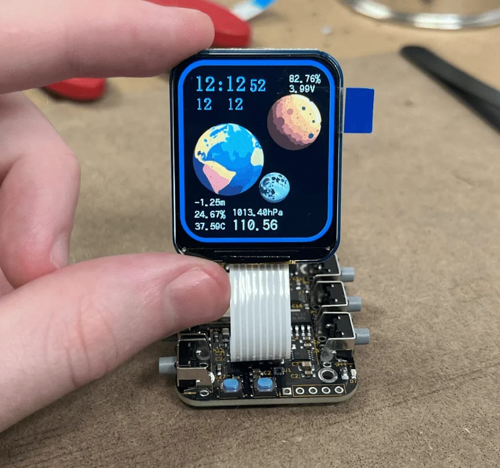 DIY ESP32-S3 Smartwatch6