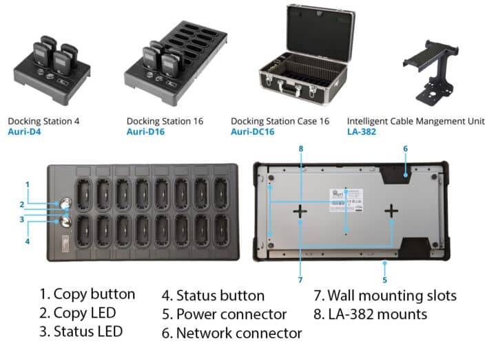 Auri-D4-and-D16-Docking-Stations